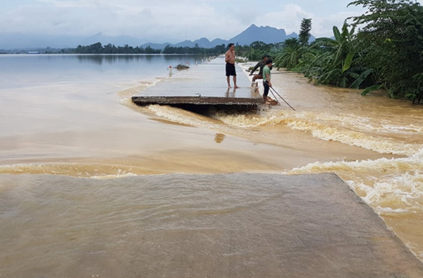 Bác thông tin vỡ đê tại huyện Chương Mỹ - Hà Nội